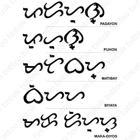 baybayin tattoo design|Baybayin: Ancient Philippine Script and Tattoos.